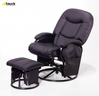 Кресло для отдыха и кормления hauck Metal Glider Black