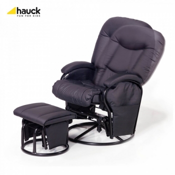 Кресло для отдыха и кормления hauck Metal Glider Black