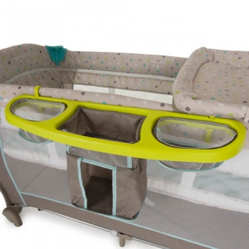 Манеж-кроватка hauck Babycenter, Multi Dots Sand